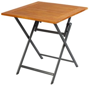 Livarno home Skladací záhradný stôl Valencia, 70 x 70 cm  (100386262)