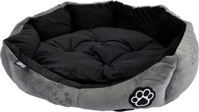 Sivý semišový pelech pre psa ø 50 cm Flakes – Love Story