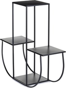 STOJAN NA KVETINÁČ ARKA 70X24X72 CM ČIERNA