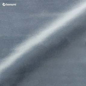 Svetlomodrá zamatová čalúnená dvojlôžková posteľ s úložným priestorom s roštom 200x200 cm Arendal – Cosmopolitan Design