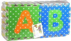 LEAN Penové puzzle na podlahu abeceda a čísla 36 kusov