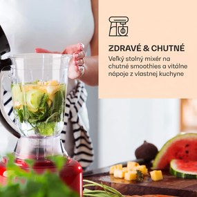 Klarstein Luca, multifunkčný mixér, 1000 W, 3 l, bezstupňové nastavenie rýchlosti, 6 režimov