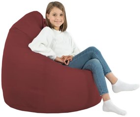 Sedací vak SAKO bordový ekokoža