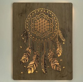 Svietiaci obraz Lapač zlých snov na batériu