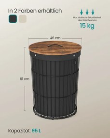 Kôš na bielizeň 95L LCB160B01