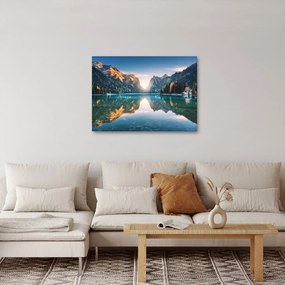 Obraz - Horské jazero (70x50 cm)