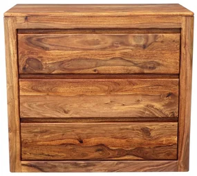 Komoda Tina 90x80x45 z indického masívu palisander Super natural