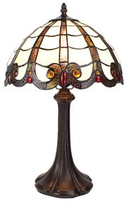 Stolná lampa Tiffany Maiya - 31*43 cm E27/max 1*60W