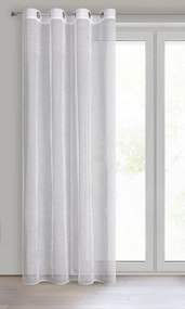 ZÁCLONA NA KRÚŽKOCH MAJA 140X260 CM BIELA