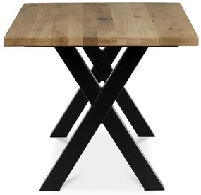 Jedálenský stôl z masívneho dreva 160 x 90 cm, dub