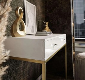 KONZOLA EDWARD BIELA / ZLATÝ PODSTAVEC KRYŠTÁL