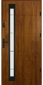 Dvere vchodové Minorka 80P Zlatý Dub