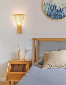 Toolight Toolight, nástenné svietidlo 1xE27 APP1272-1W, prírodná hnedá, OSW-02404