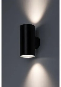 Rabalux 77155 vonkajšie nástenné LED svietidlo Urfa, 18W, IP65, čierna, 16 cm