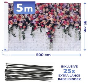 Balkónová zástena 500x85 cm Roses - Maximex