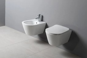 Sapho Sapho, AVVA bidet závesný 35,5x53 cm, biela, 100324