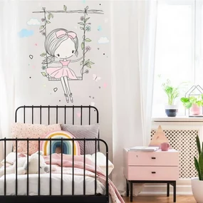 INSPIO víla na hojdačke v púdrových šatkách
