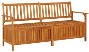 Úložná lavica 170 cm masívne akáciové drevo