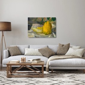 Sklenený obraz - French 19th Century, Melon and Lemon, reprodukcia (70x50 cm)