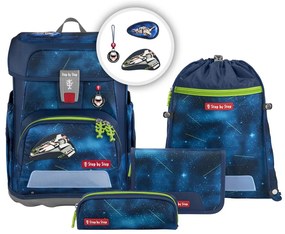 Školská aktovka Step by Step CLOUD, Starship Galactus - 5-dielna súprava