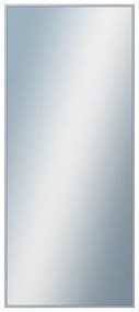 DANTIK - Zrkadlo v rámu, rozmer s rámom 60x140 cm z lišty Hliník strieborná drásaná (7269218)