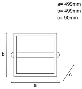 LED stmievateľné stropné svietidlo LED/60W/230V 3000-6500K + diaľkové ovládanie