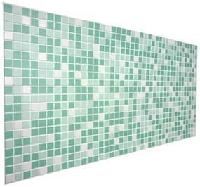 PVC 3D obkladový panel 96 x 48 cm - Mosaic Green mozaika zelená
