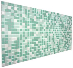 PVC 3D obkladový panel 96 x 48 cm - Mosaic Green mozaika zelená