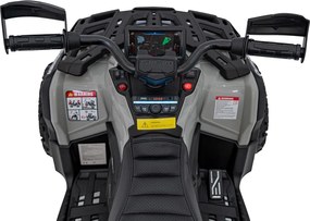 Ramiz Štvorkolka Can Am Outlander ATV Sivá