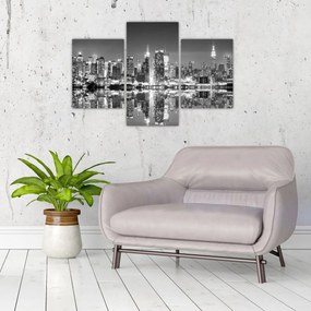 Obraz - New York, čiernobiely (90x60 cm)