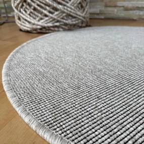 Vopi, Kusový koberec Nature NEW béžová kruh, 300x300 (priemer) kruh, béžová, kuchyňa