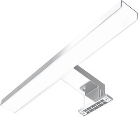 Mereo Mereo, Led kúpeľňové osvetlenie nad zrkadlo, strieborné, 40 cm, 7 W, 455 lm, 4000 K, IP44, 230 V, MER-CN700G40