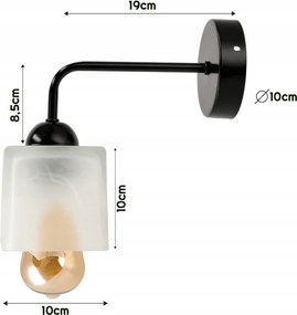 Nástenná lampa 1x E27 LOFT edison LED nad zrkadlové sklo