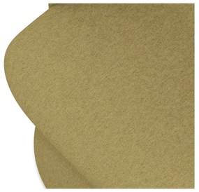 Čalúnené jedálenské kreslo v horčicovej farbe Kalo – Makamii