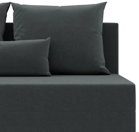 Rohová rozkladacia sedačka FERMO Kronos tmavosivá