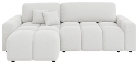 Biela rozkladacia rohová pohovka (variabilná) Luki – Ropez