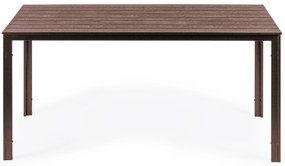 Záhradný cateringový stôl 156 x 78 cm hnedý