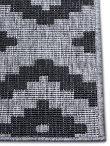 NORTHRUGS - Hanse Home koberce Kusový koberec Twin-Wendeteppiche 105461 Night Silver – na von aj na doma - 240x340 cm