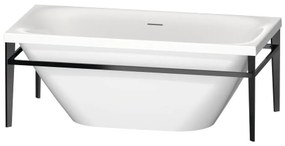 Duravit XViu - Vaňa s kovovým podstavcom 1600x800 mm, biela 700444000B20000