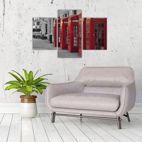 Obraz - Londýnske telefónne búdky (90x60 cm)