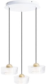 MAXLIGHT P0543 - LED Luster na lanku LIPARI LED/22W/230V pr. 35 cm číra