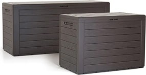 Záhradný box WOODEBOX 280 l - tmavohnedá 116 cm PRMBWL280-440U