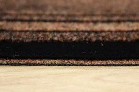 Spoltex, Protišmykový behúň na mieru Rekord 811 hnedá, šíre 120 cm, hnedá, chodba / predsieň