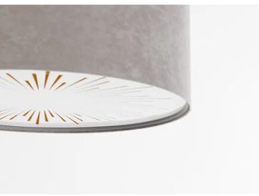 Stropné svietidlo RAYS 2xE27/60W/230V pr. 60 cm šedá