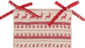 Podsedák na židli s výplňami Nordic Christmas - 40 * 40 cm