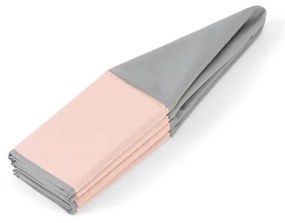 Detský suchý bazén s loptičkami pr. 80 cm ružová/sivá