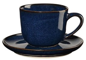 ASA Selection Šálka na espresso s tanierikom SAISONS 90 ml modrý