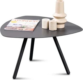 Stolík Mira, priemer 60 cm, antracitový%