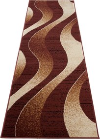 TA Koberec K857A BROWN CHEAP PP BGX Krémový Obdĺžnikový Rozmer: 80x250 cm