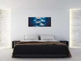 Obraz - Lekná pod hladinou (120x50 cm)